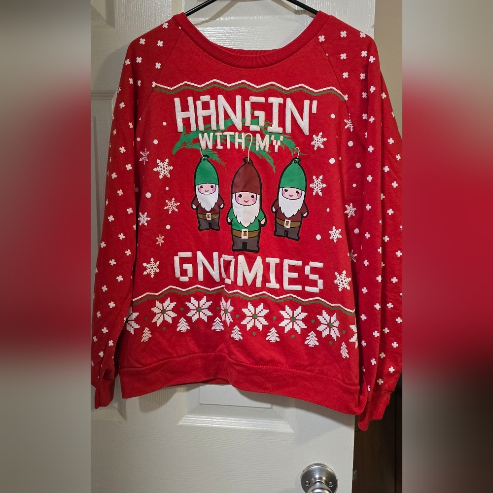 Holiday Sweatshirt Red size L